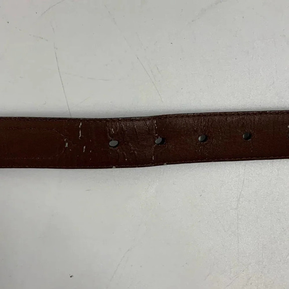 Fossil Men's‎ Italian Full Grain Cowhide Vintage Leather Belt Size 38 - Picture 8 of 10
